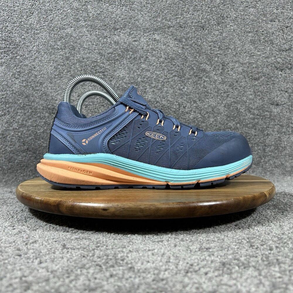 Keen Utility Vista Energy EH Women’s Sz 7 Blue Konnect Fit Carbon Toe Work Shoes